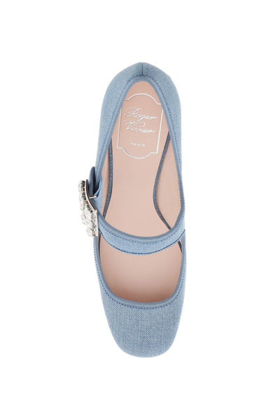 Roger vivier "denim décolleté très RVW51936130JDL JEANS CHIARO