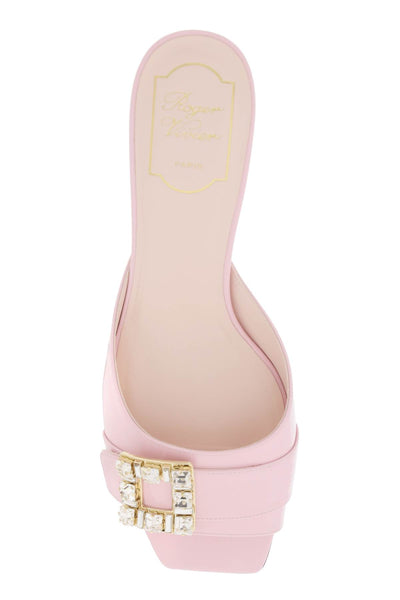 Roger vivier "très vivier patent leather mules with RVW53637960PBQ TEEN PINK