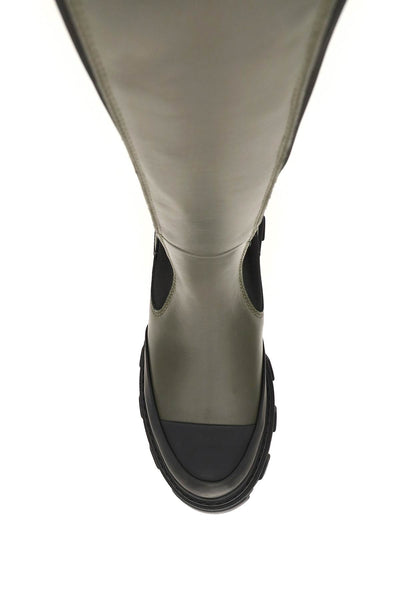 Ganni leather chelsea boots S1903 KALAMATA
