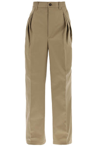 Maison margiela trousers with triple ple S29KA0388 S54042 BEIGE