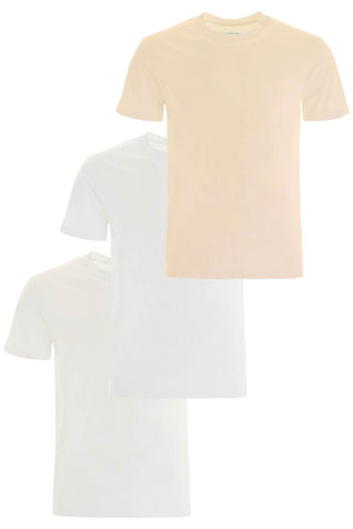 Maison margiela tripack cotton t-shirt S50GC0687 S23973 SHADES OF WHITE