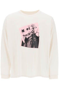 Maison margiela long-sleeved t-shirt with print S50GC0698 S24575 ICE
