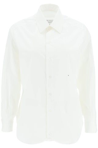 Maison margiela 'm' cotton shirt S51DT0005 S76655 WHITE