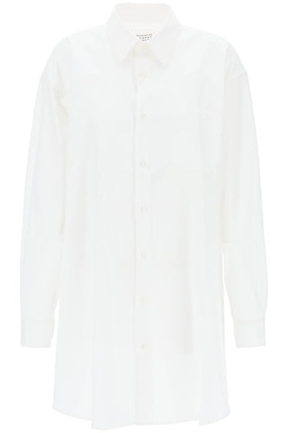 Maison margiela cotton poplin chemisier dress S51DT0014 S43001 OPTIC WHITE