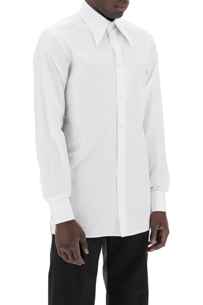 Maison margiela「尖領襯衫」S67DT0014 S43001 白色