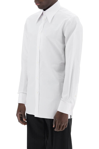 Maison margiela "shirt with pointed collar" S67DT0014 S43001 WHITE