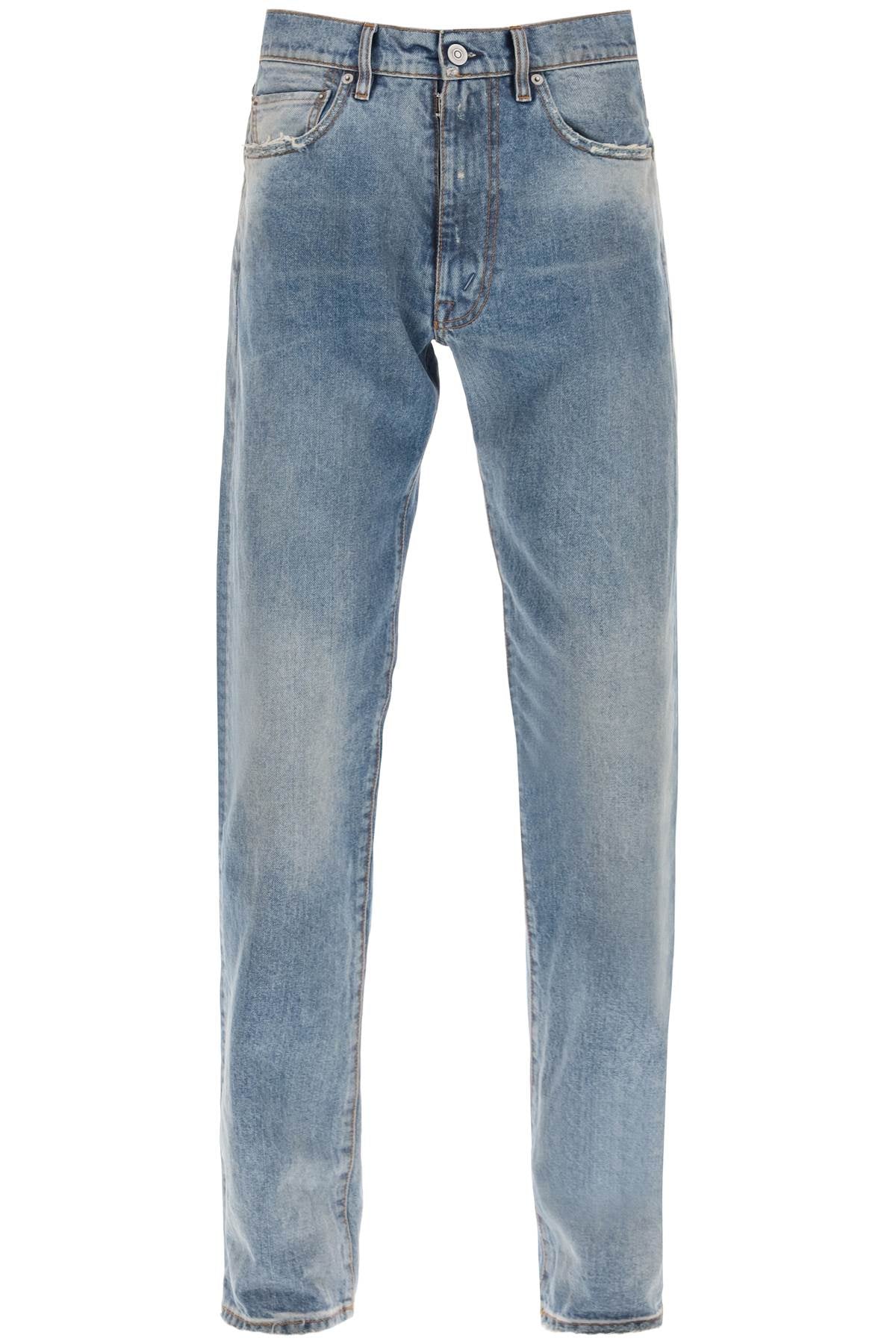 Maison margiela stone-washed loose jeans S67LA0027 S30561 LIGHT INDIGO