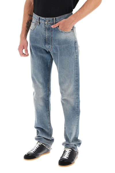 Maison margiela stone-washed loose jeans S67LA0027 S30561 LIGHT INDIGO