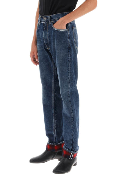 Maison margiela pendleton jeans with inserts S67LA0031 STZ091 INDIGO