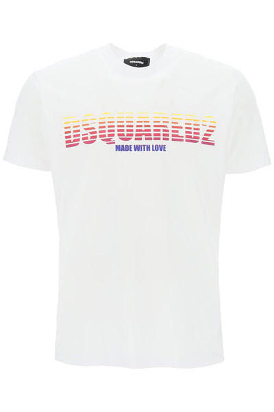 Dsquared2 "logoed cool fit t S71GD1393 S23009 WHITE