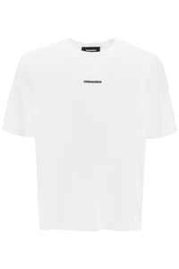Dsquared2 slouch fit t-shirt with logo print S71GD1424 D20020 WHITE