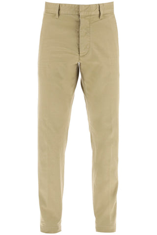 Dsquared2 cool guy pants in stretch cotton S71KB0575 S39021 TAUPE