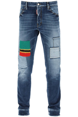 Dsquared2 jamaica jeans S71LB1161 S30664 NAVY BLUE
