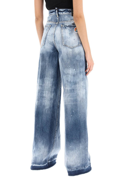 Dsquared2 traveller jeans in light everglades wash S72LB0726 S30309 NAVY BLUE