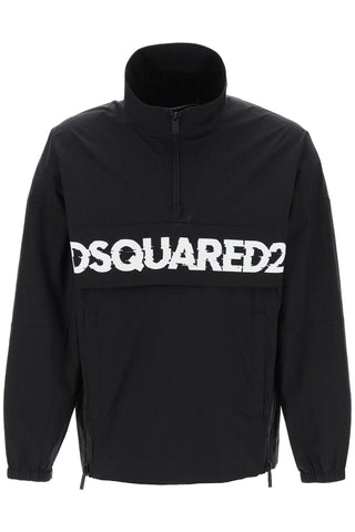 Dsquared2 標誌印花外套 S74AM1485 S53578 黑色