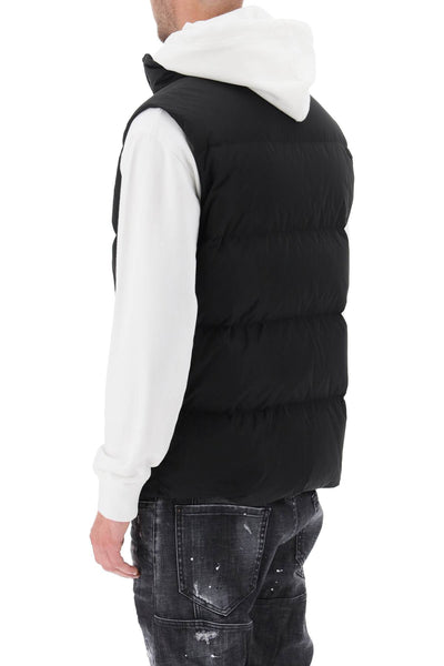 Dsquared2 quilted down vest S74FB0316 S53353 BLACK
