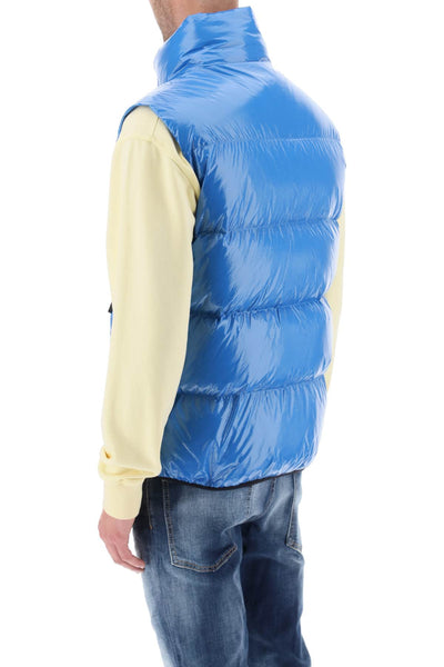 Dsquared2 quilted down vest S74FB0317 S54056 CERULEAN BLUE