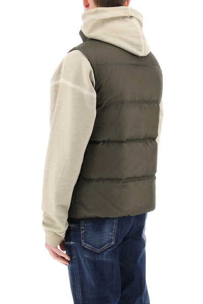 Dsquared2 ripstop puffer vest S74FB0322 S60519 MILITARY GREEN