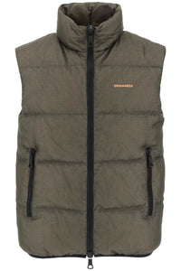 Dsquared2 ripstop puffer vest S74FB0322 S60519 MILITARY GREEN