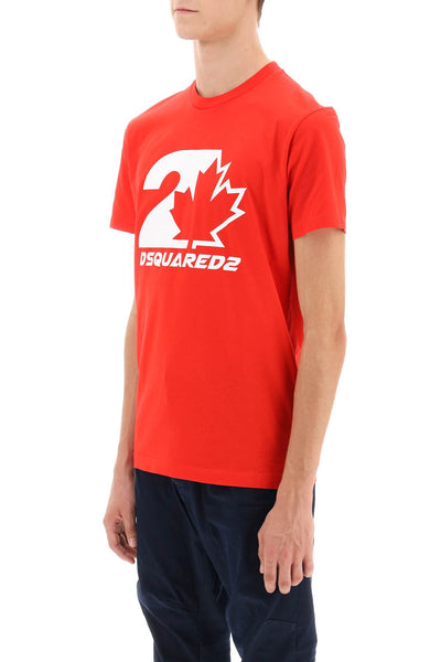 Dsquared2 cool fit printed t-shirt S74GD1157 S23009 RED
