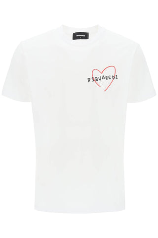 Dsquared2 cool fit t-shirt S74GD1162 S23009 WHITE