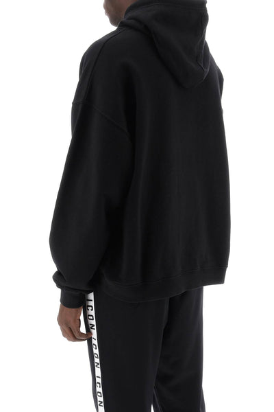 Dsquared2 hoodie with logo print S74GU0766 S25539 BLACK