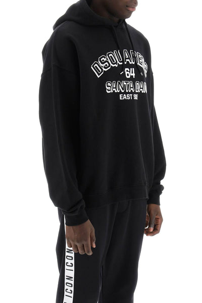 Dsquared2 hoodie with logo print S74GU0766 S25539 BLACK