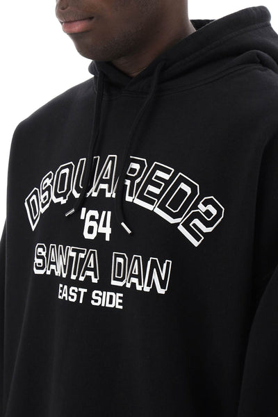 Dsquared2 hoodie with logo print S74GU0766 S25539 BLACK