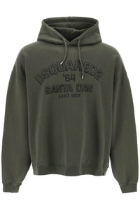 Dsquared2 hoodie with logo print S74GU0766 S25539 MILITARY GREEN