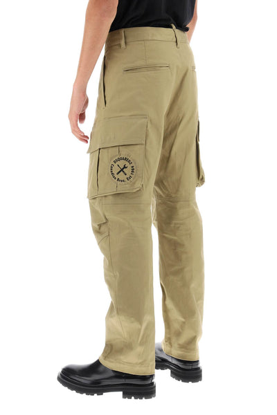 Dsquared2 regular fit cargo pants S74KB0793 S39021 TAUPE
