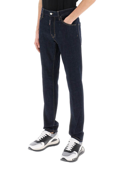 Dsquared2 cool guy jeans in dark rinse wash S74LB1134 S30664 NAVY BLUE
