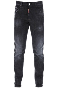 Dsquared2 skater jeans in black clean wash S74LB1228 S30357 BLACK