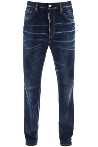 Dsquared2 642 jeans in dark clean wash S74LB1422 S30342 NAVY BLUE