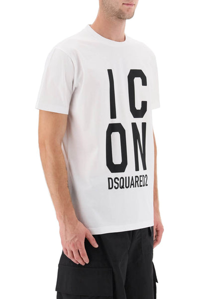 Dsquared2 icon t-shirt S79GC0077 S23009 WHITE