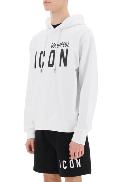 Dsquared2 icon hoodie S79GU0003 S25516 WHITE BLACK