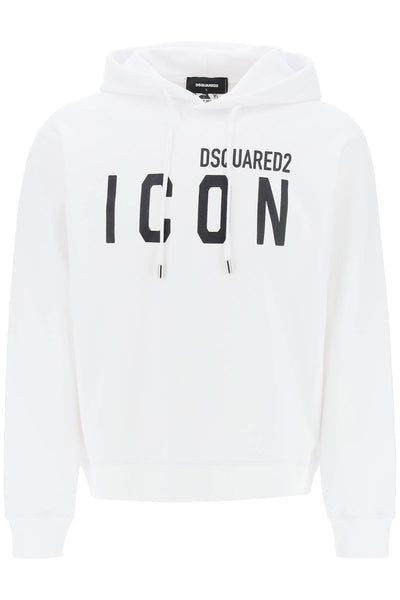 Dsquared2 icon hoodie S79GU0003 S25516 WHITE BLACK