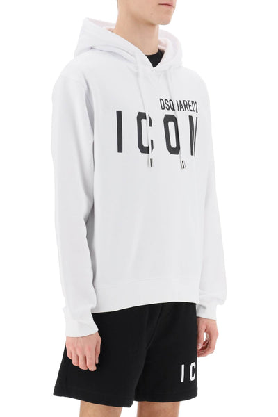 Dsquared2 icon hoodie S79GU0003 S25516 WHITE BLACK