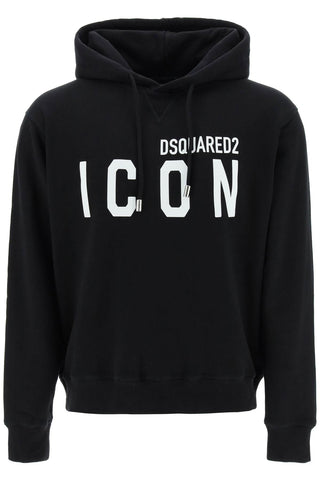 Dsquared2 icon hoodie S79GU0003 S25516 BLACK WHITE