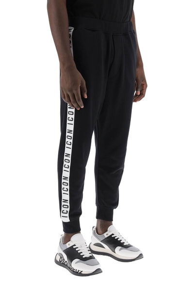 Dsquared2 dan joggers with icon bands S79KA0051 S25497 BLACK