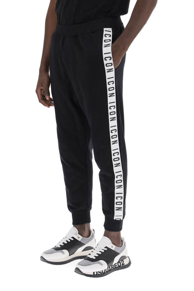 Dsquared2 dan joggers with icon bands S79KA0051 S25497 BLACK