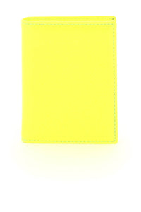 Comme des garcons wallet super fluo small bifold wallet SA0641SF YELLOW LIGHT ORANGE