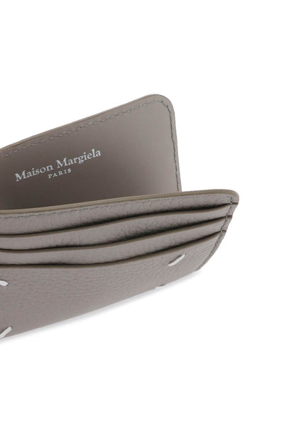 Maison margiela leather cardholder SA3VX0011 P4746 SMOKE
