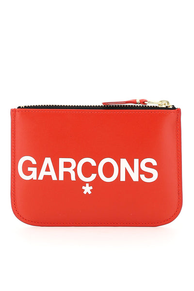 Comme des garcons wallet huge logo pouch SA8100HL RED