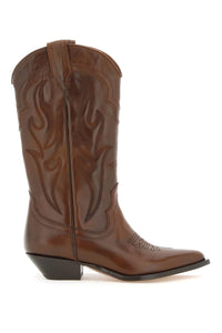 Sonora brushed leather santa fe boots SAN354BRVACEE02W BROWN