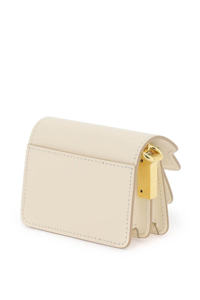 Marni trunk nano mini bag SBMP0085U0LV520 TALC