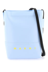 Marni 塗層帆布斜背包 SBMQ0068A0P5769 淺藍色