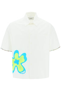 盆景「綻放」短袖襯衫 SH002001 白色