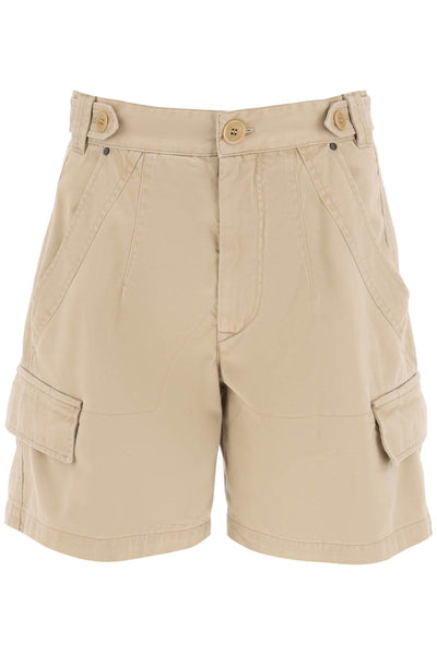 Isabel marant lisette cargo shorts SH0113FA B1F02I BEIGE