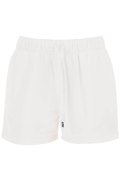 Autry sweatshorts with logo embroidery SHIW410W WHITE