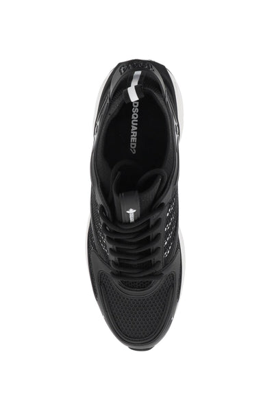 Dsquared2 dash sneakers running SNM0332 592C7159 NERO BIANCO